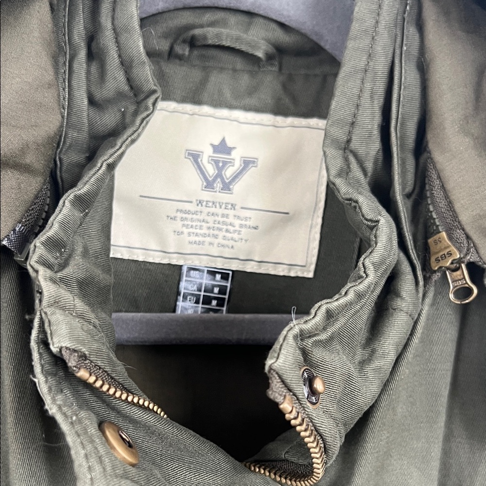 Olive Utility Jacket - Picture 2 of 5